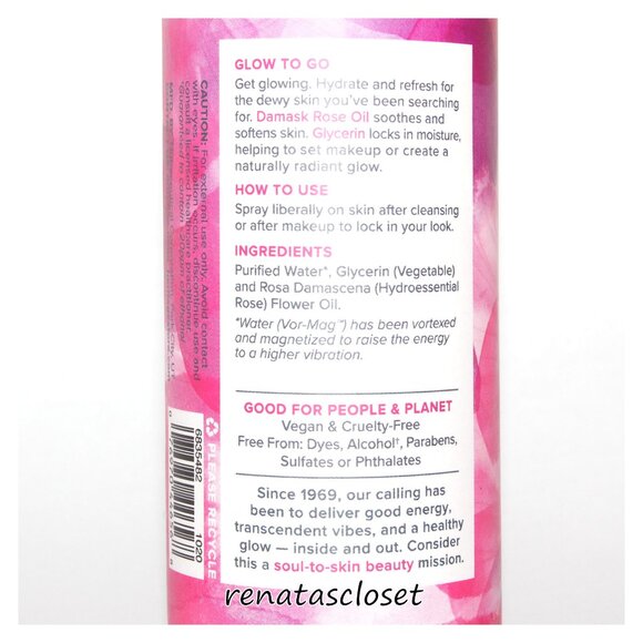 Heritage Store Rosewater & Glycerin Hydrating Facial Mist NWT/SEALED - Picture 6 of 9